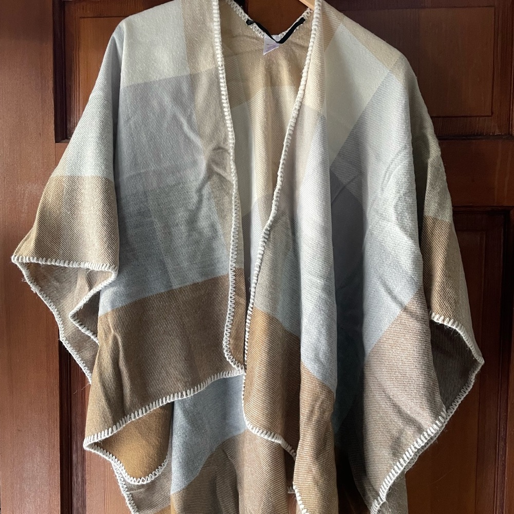 Beige Neutral Shawl